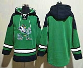 Men's Notre Dame Fighting Irish Green Ageless Must Have Lace Up Pullover Hoodie,baseball caps,new era cap wholesale,wholesale hats